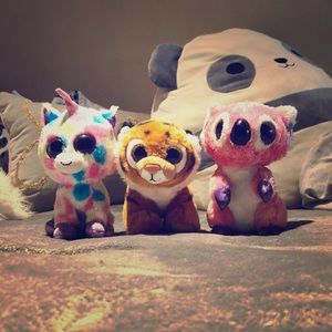 3 small size beanie boos